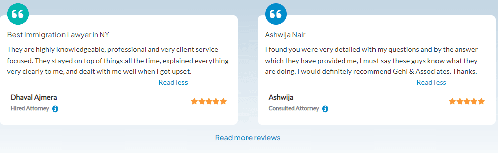 Gehi and Associates Reviews from Our Real Clients 