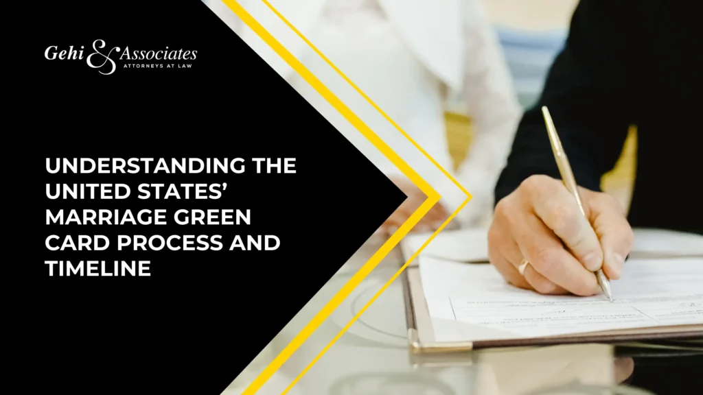 Getting a United States Green Card Through Marriage
