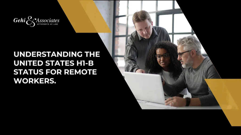 H1-B Status for Remote Workers